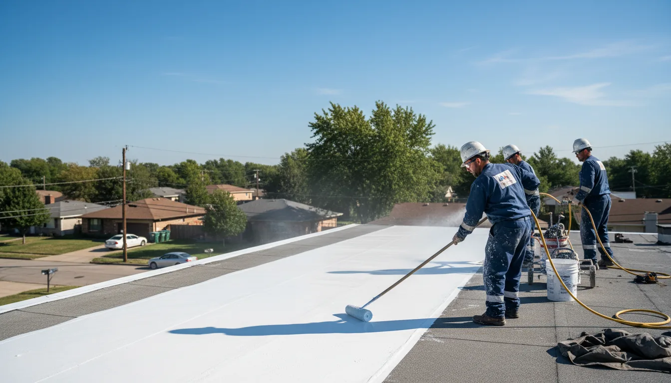 Commercial roof coating in Wamego, KS near me
